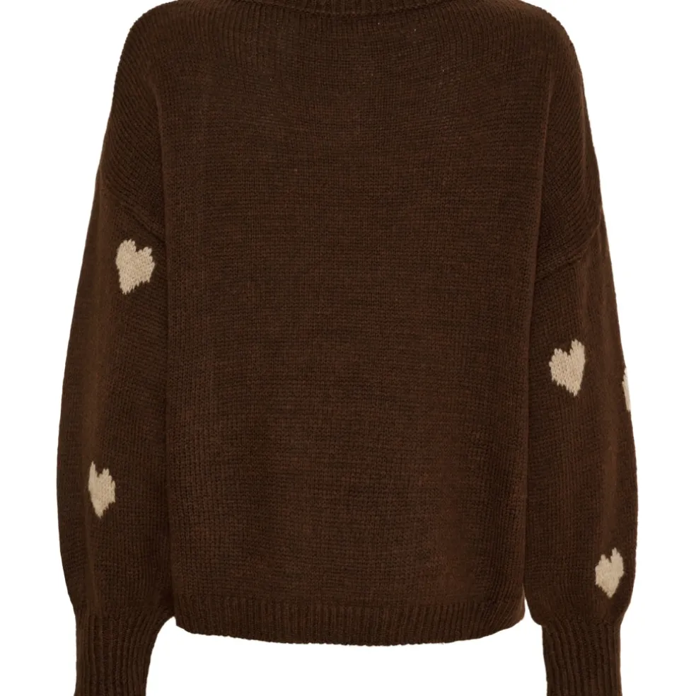 Marta du Chateau dame strik MdcClover 9582 - Moro