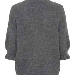 Marta du Chateau dame strik MdcJuliana 2413 - Medium grey