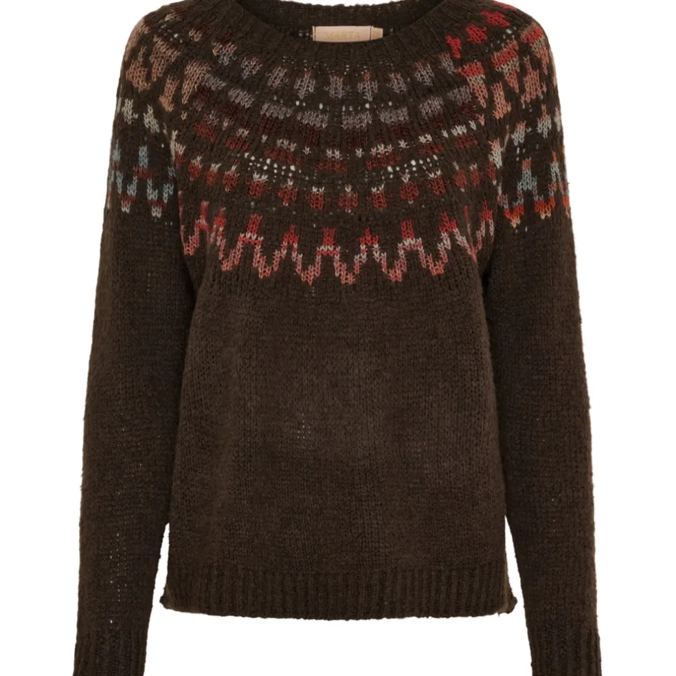 Marta du Chateau dame strik MdcCamellia 25540 - Moro33936