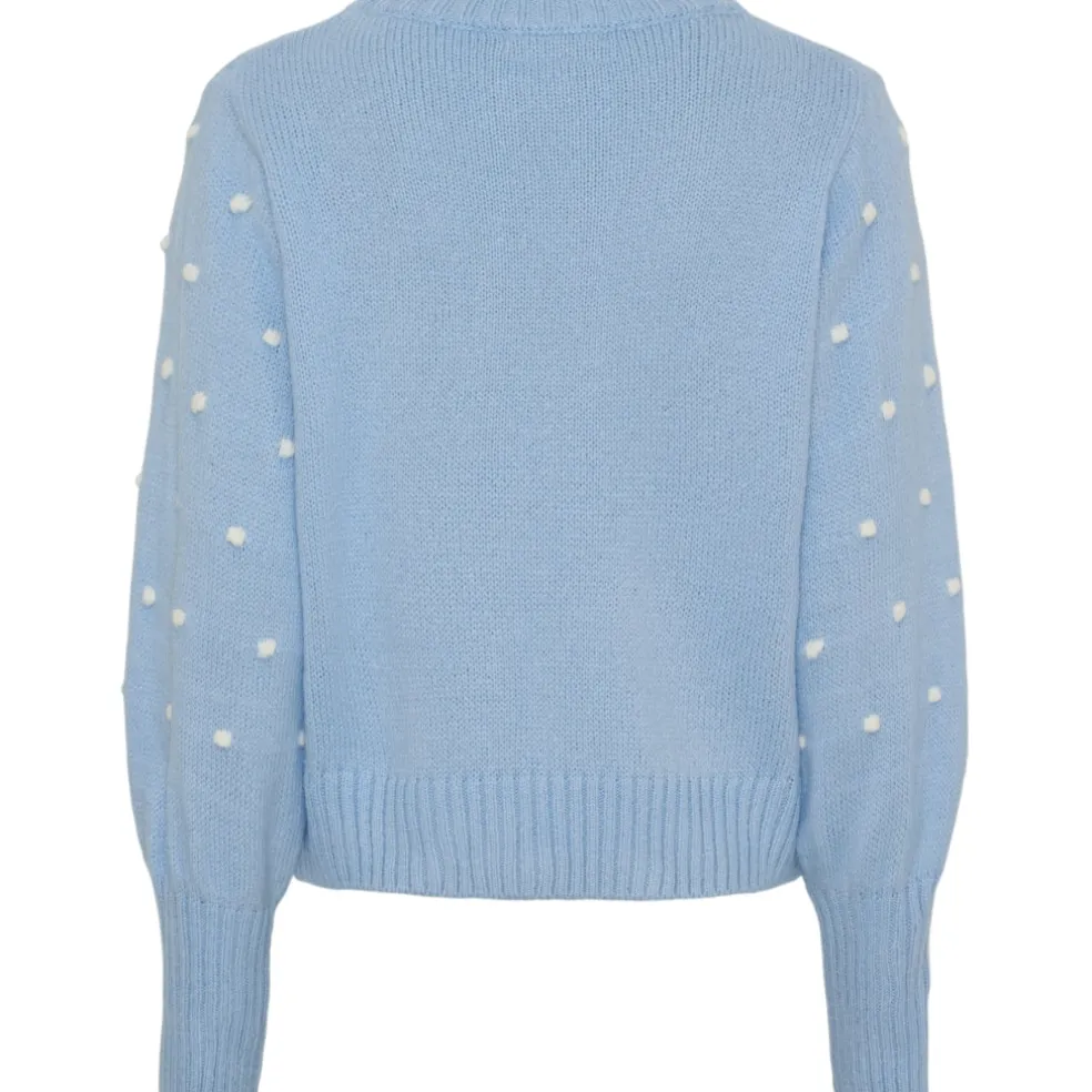 Marta du Chateau dame strik MdcAlisee 5246 - Celeste/Bianco