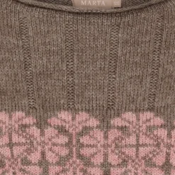 Marta du Chateau dame strik MdcBruna 8154 - Fango/Rose