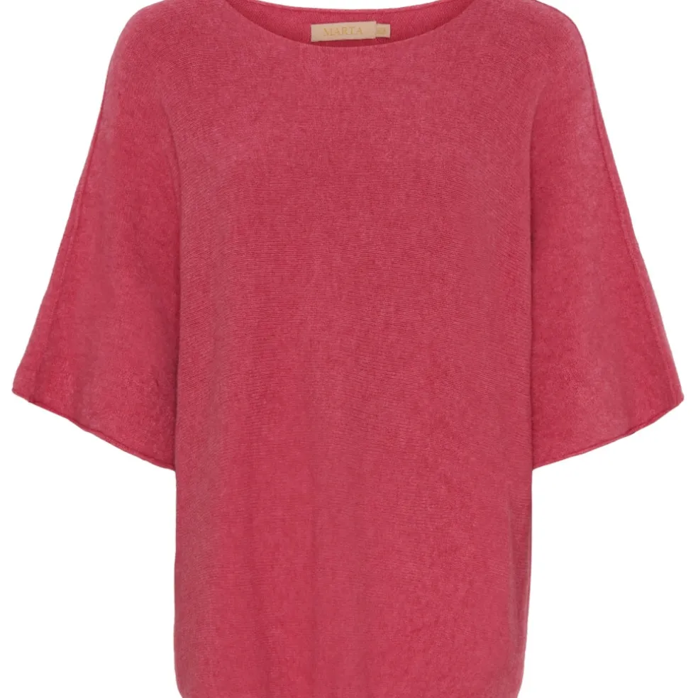 Marta Du Chateau dame strik MdcSia 5003 - Rasberry2880