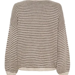 Marta du Chateau dame strik MdcIndie 8112 - Beige/Fango