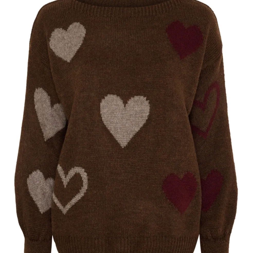 Marta du Chateau dame strik MdcAmarante 64023 - Moro