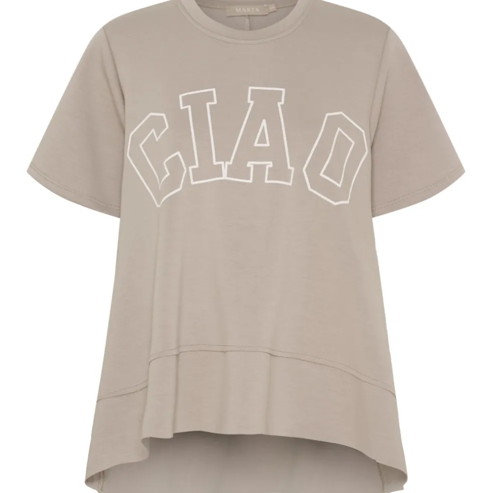 Marta du Chateau dame sweatshirt MdcLavender 258919 - Fango