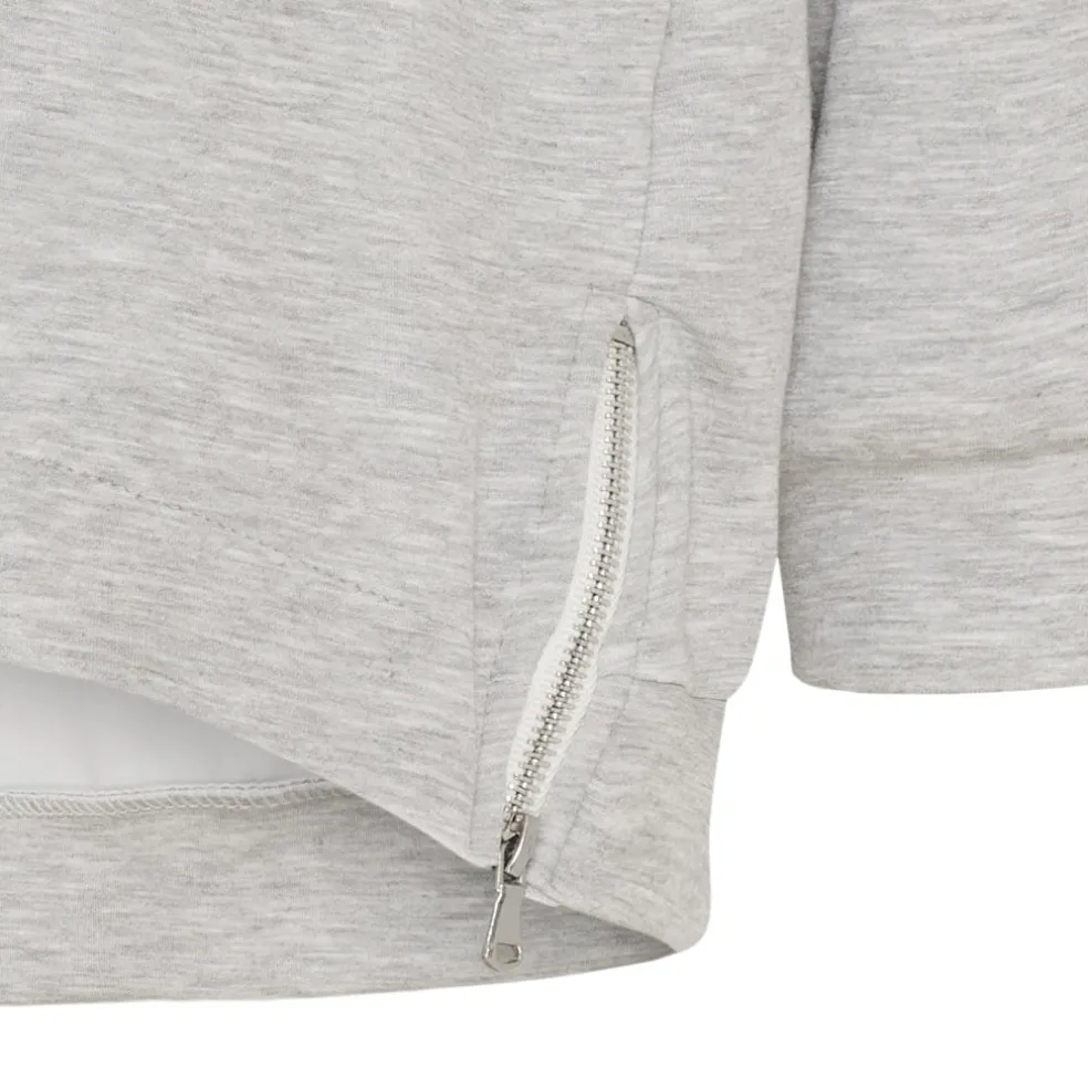 Marta du Chateau dame sweatshirt MdcCerise 258026 - GreyMelange02