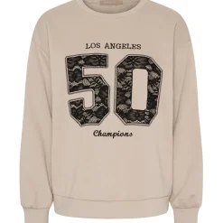 Marta du Chateau dame sweatshirt MdcLiora 58512M - Fango/black