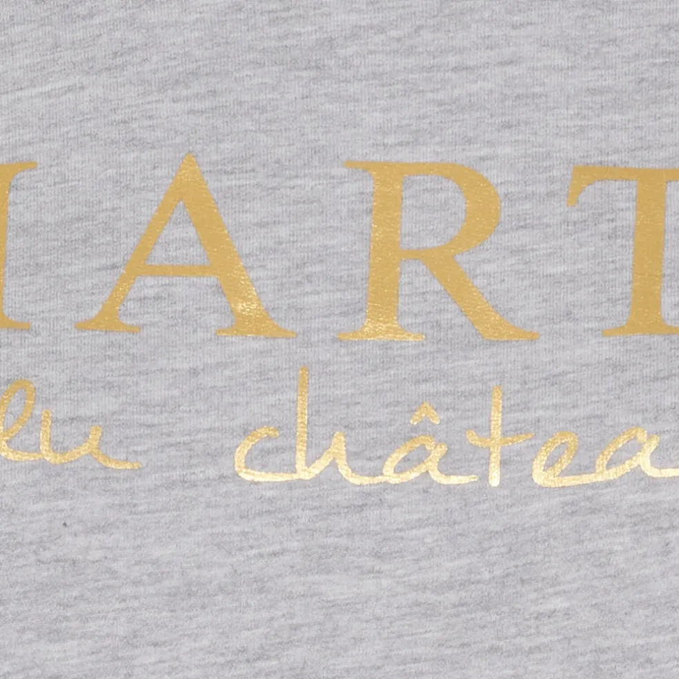 Marta du Chateau dame sweatshirt MdcAnnemette J-639 - Grey Melange