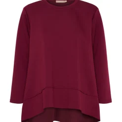 Marta du Chateau dame sweatshirt MdcPine 85783-1 - Bordeaux6269