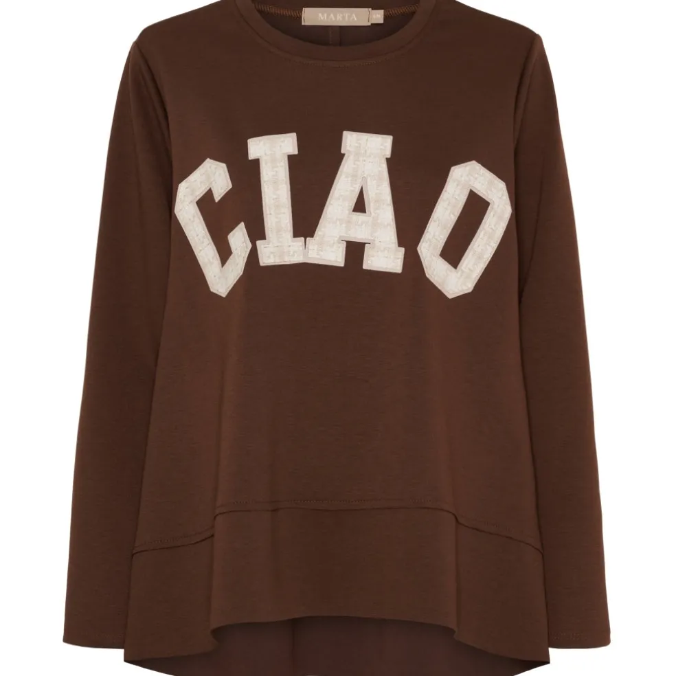 Marta du Chateau dame sweatshirt MdcCharline 85783 - Moro