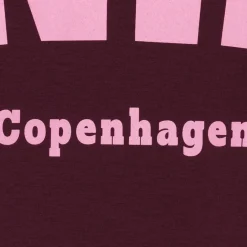 Marta du Chateau dame sweatshirt MdcHibiscus 22659 - Bordeaux