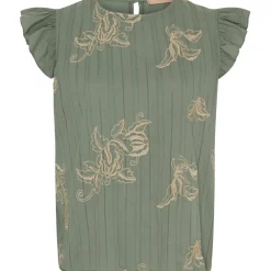 Marta Du Chateau dame top MdcAmber - Kaki2828