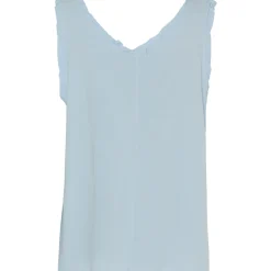 Marta Du Chateau dame top MdcMartina - Celeste 401/Rosa Print