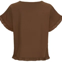 Marta Du Chateau dame top MdcKasimira - Cacao