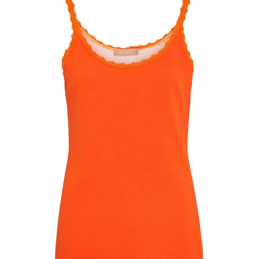 Marta du Chateau dame top MdcNoelie 258034 - Arancio3355
