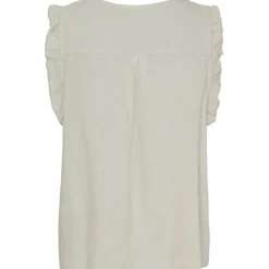 Marta Du Chateau dame top MdcElke - Sabbia