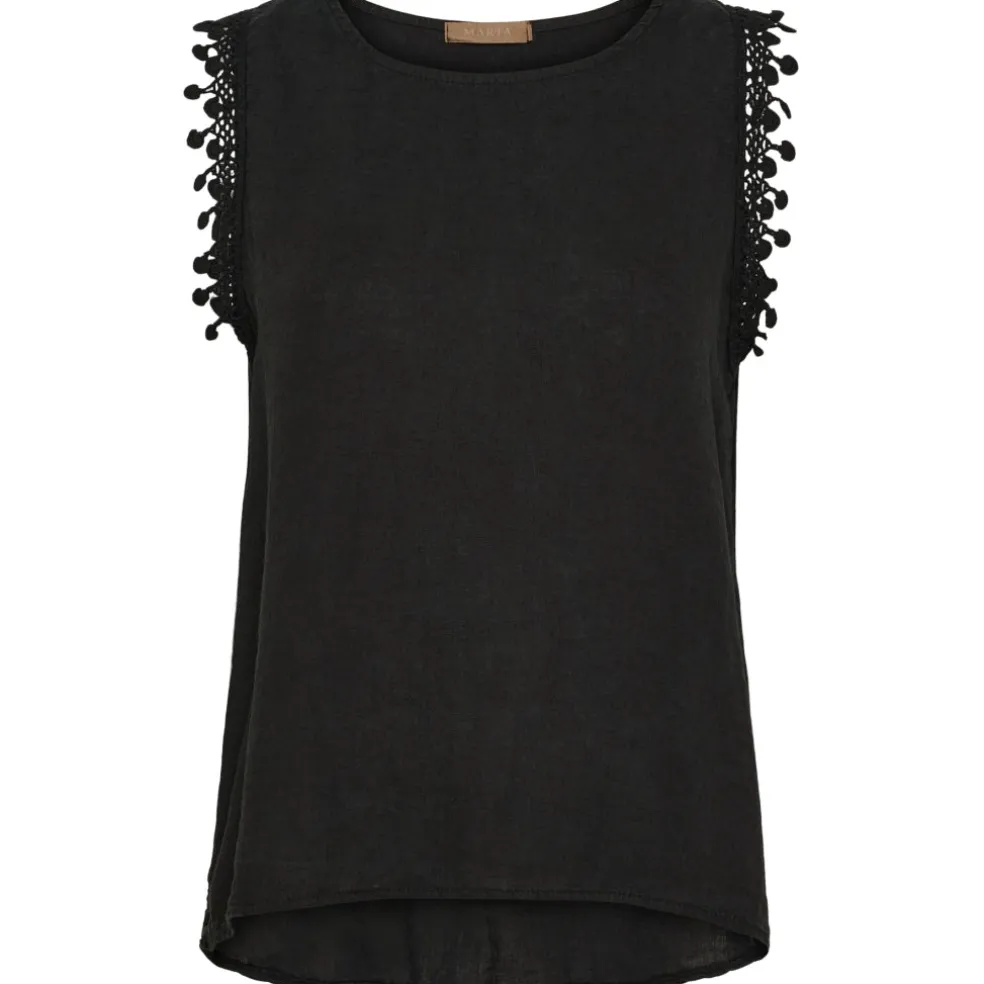 Marta du Chateau dame top MdcHolly 258355 - Black