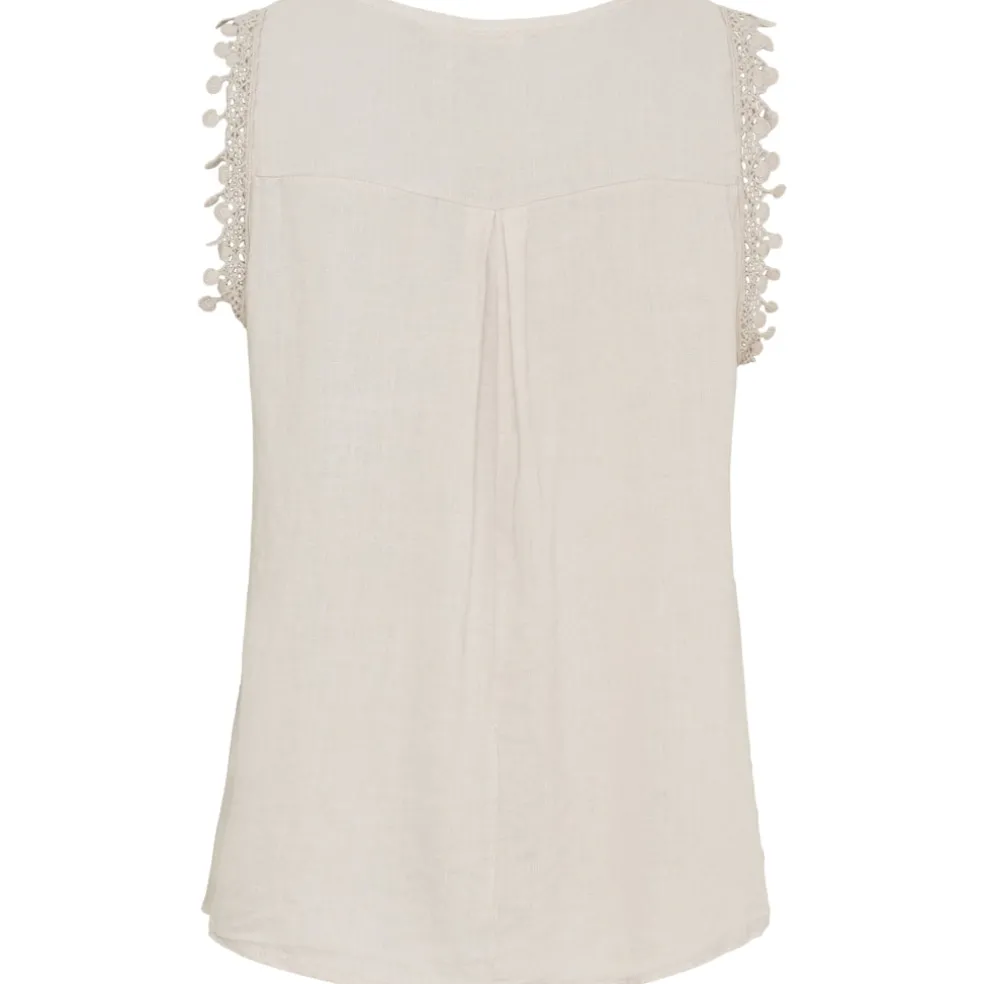 Marta du Chateau dame top MdcHolly 258355 - Sabbia1752