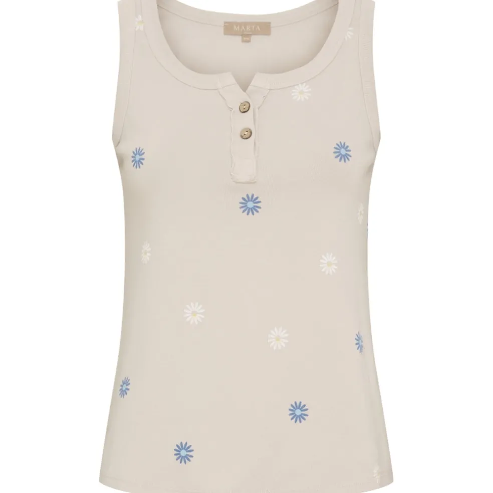 Marta du Chateau dame top MdcBillie 2683 - Beige