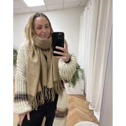 Marta Du Chateau dame tørklæde 171419 - Beige