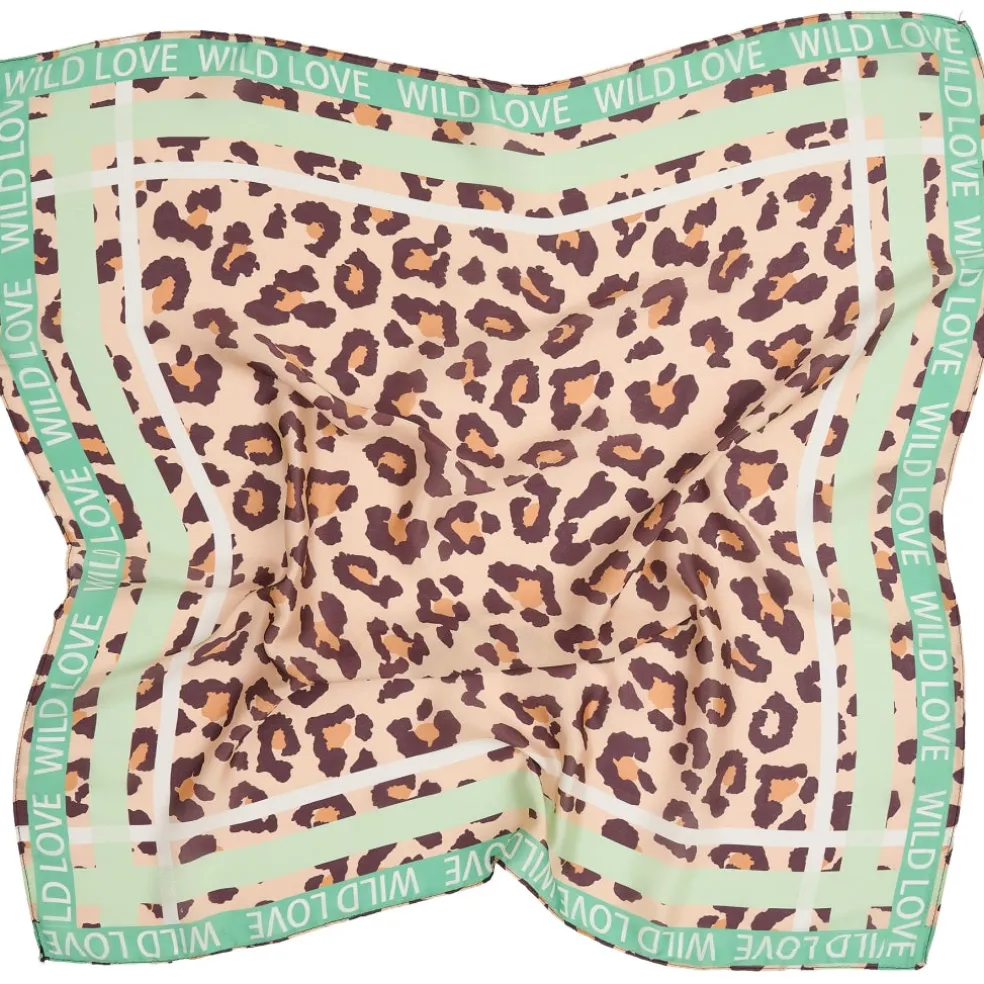 Marta du Chateau dame tørklæde MdcJuline FA1-Scarf - Green Leo