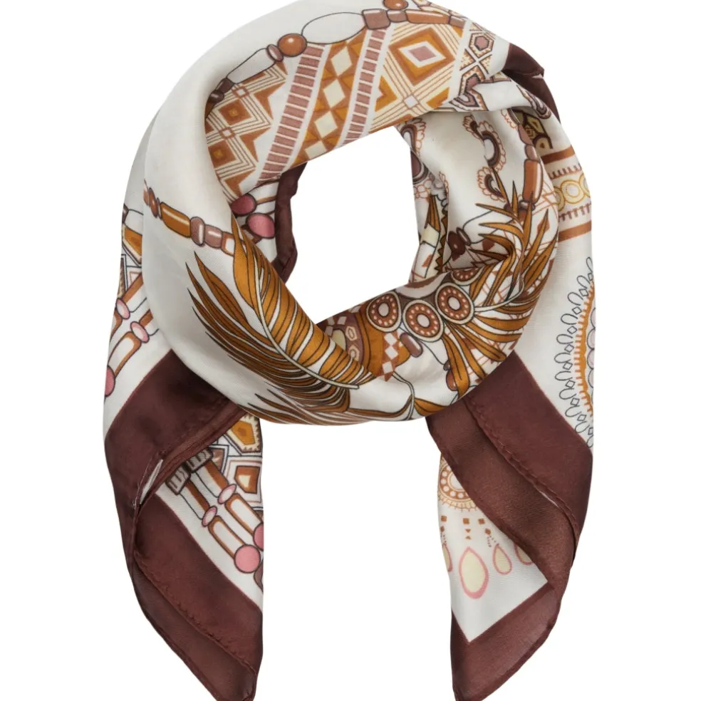 Marta du Chateau dame tørklæde MdcJuline FA-Scarf - Brown31227