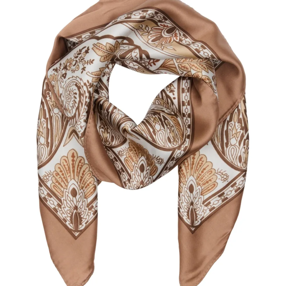 Marta du Chateau dame tørklæde MdcJuline FA-Scarf - Brown31206
