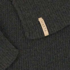 Marta du Chateau dame tørklæde MdcOline FMSW4797 - Dark Grey