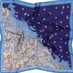 Marta du Chateau dame tørklæde MdcJuline FA-Scarf - Blue31208