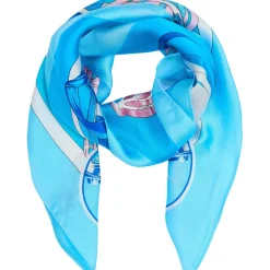 Marta du Chateau dame tørklæde MdcJuline FA1-Scarf - Blue176