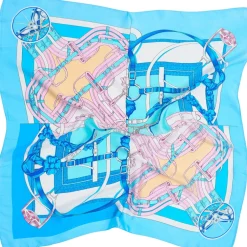 Marta du Chateau dame tørklæde MdcJuline FA1-Scarf - Blue176