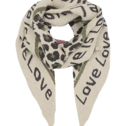 Marta du Chateau dame tørklæde MdcClio BA-0746 - beige/green