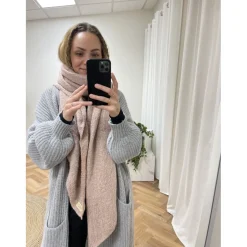 Marta Du Chateau dame tørklæde 194007 - Rose