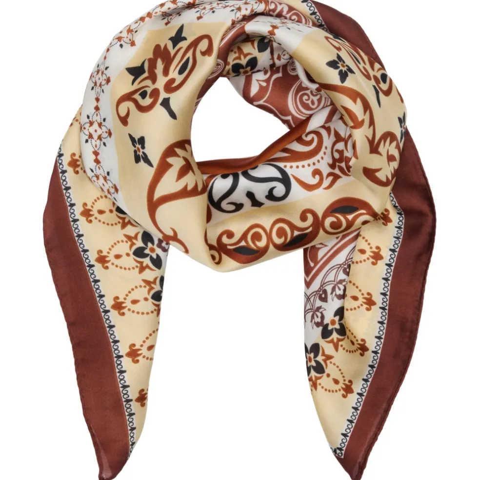 Marta du Chateau dame tørklæde MdcJuline FA-Scarf - Brown31219