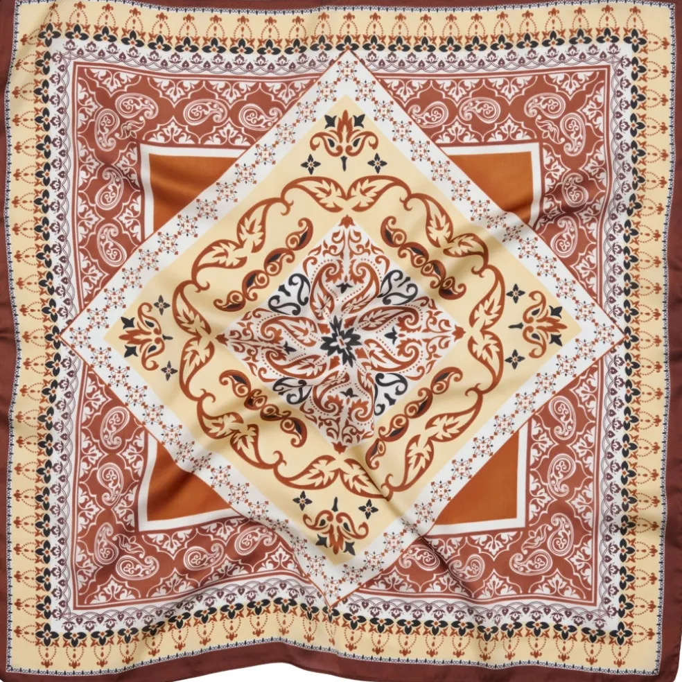 Marta du Chateau dame tørklæde MdcJuline FA-Scarf - Brown31219