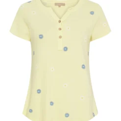 Marta du Chateau dame T-shirt MdcCecilie 2553-D - Giallo