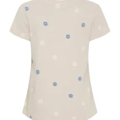 Marta du Chateau dame T-shirt MdcCecilie 2553-D - Beige