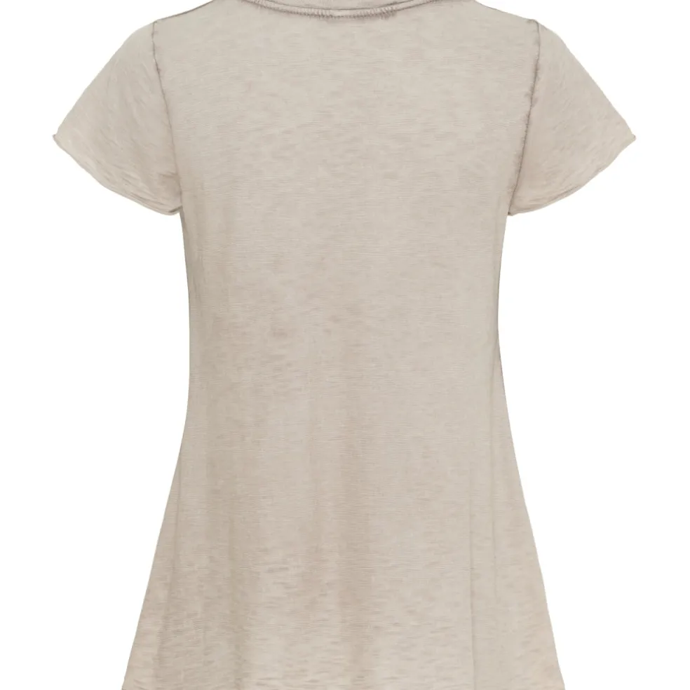 Marta du Chateau dame T-Shirt MdcMarianna 22637 - Fango