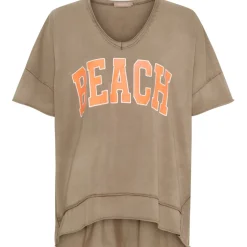 Marta du Chateau dame T-Shirt MdcNella 2436/B - Marrone/Arancio