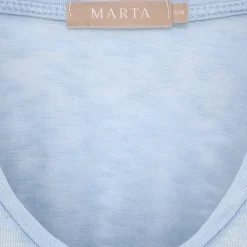 Marta du Chateau dame T-Shirt MdcMarianna 22637 - Sky Blue