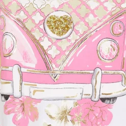 Marta du Chateau dame T-shirt MdcMarie 1535 - White VW Rosa Baby