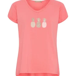 Marta du Chateau dame T-shirt MdcGemma 22031 - Corallo