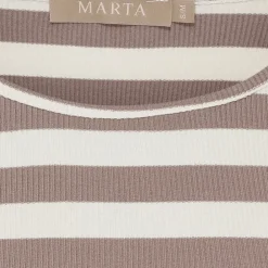 Marta du Chateau dame T-Shirt MdcNena 7524 - Tortora
