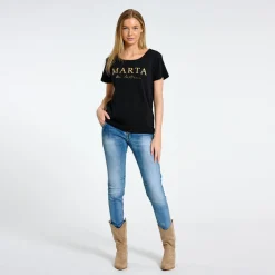 Marta du Chateau Dame T-shirt MT002 - Black