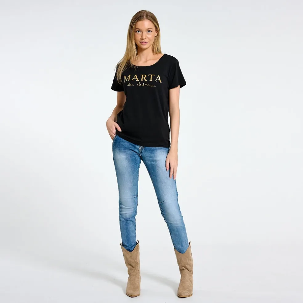 Marta du Chateau Dame T-shirt MT002 - Black