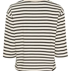 Marta du Chateau dame T-Shirt MdcBrooklyn 58351 - Beige/Black