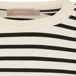 Marta du Chateau dame T-Shirt MdcBrooklyn 58351 - Beige/Black