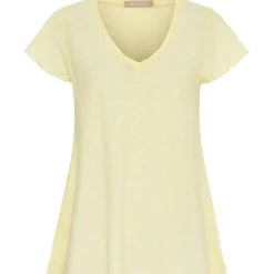 Marta du Chateau dame T-Shirt MdcMarianna 22637 - Giallo