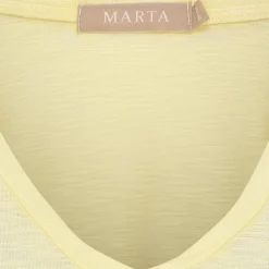 Marta du Chateau dame T-Shirt MdcMarianna 22637 - Giallo