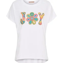 Marta du Chateau dame T-Shirt MdcVilja 23049Joy - White